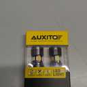 AUXITO Latest CANBUS 3157 Switchback LED Bulbs 3057 3457 4157 Dual Color Amber/White Anti Hyper Flash Built-in Resistor Error Free Turn Signal Lights and DRL/Parking Lights, Pack of 2