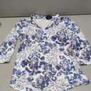 Soneven Womens 3/4 Sleeve Shirt UPF 50+ Moisture Wicking Golf Polo Shirt for Casual Work , Small