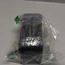 JEYODA Car Armrest Pad, Left Elbow Support, General Leather Booster Pad, Central Armrest Box, Adjustable Armrest (Black red line)