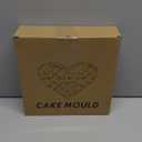 Goaste 9.5 Inch Charlotte Cake Pan, Reusable Fluted Mold, Nonstick Aluminium With Flower Shape for Cheese, Chocolate, Strawberry Shortcake, Brownie Tart Pie