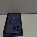 CANSHN 360 Spin Magnetic Stand for iPhone 15 Pro Max Case [Full Camera Protection] [Compatible with Magsafe] [Translucent Matte] Shockproof Protective Kickstand Phone Cover 6.7" - Deep Blue