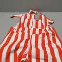 Magrank Womens Striped Bibs Overalls Cotton Denim Coveralls Stretch Jeans Jumpsuit Medium