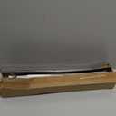 2 Pack White Tension Curtain Rod for Windows 28 to 48 inch, Adjustable Expandable Pressure Spring Curtain Rod No Drilling, 7/8" Curtain Rod for Bedroom Doorway Closet Door