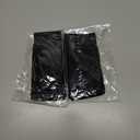 Nuanchu 2 Pairs Padded Skate Socks Ice Skating Protection Socks Lace Bite Gel Pads Ankle Malleolar Sleeves Protection Guards for Front Foot Shin Achilles Tendon Heel (Black)