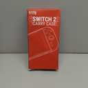 Orzly Case Compatible with Nintendo Switch 2 Protective Carry Case (2025 Model) with Screen Padding, Game Card microSD Pockets for Console and Accessories Screen Size 7.9" - Gift Boxed (Black)