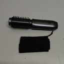 CARESKY Cordless Curling Iron Brush, 1.5 Inch Mini Travel Hair Curler with 200 Million Negative Ions, Portable Heated Round Straightener Brush Rechargeable for Curl, Touch-Up, De-Frizz, Styling (Obsidian Black)