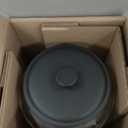 Anchor Hocking 2 Gallon Montana Glass Jar with Lid (2 piece, black metal, dishwasher safe)