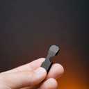 QuickPry Mini Pry Bar Everyday Carry Pry Bar Tool, For Camping, Cleaning, And Simple Everyday Tasks, Keychain Carry Tool Black