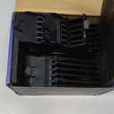 Clipper Guards Set 10 12 14 16 18 20 Compatible with Wahl Clippers, 6pcs Extra Long Clipper Guides Replacement - 2.5", 2.25", 2", 1.75", 1.5", 1.25" Hair Guard Clipper, Black Clipper Guards for Wahl