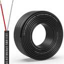 18/2 Solid Sprinkler System Wire 100ft, 18 Gauge Irrigation Wires PVC Jacket Sprinkler Cable for Underground Irrigation Valves Field Central Control System