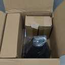 Powfloven Vintage Cordless Gooseneck Battery Operated Wall Sconces Set of 2, Black Bedside Battery Powered Wall Decor Lamps with Remote Control, Wireless Indoor LED Lights Fixture for Hallway Bedroom