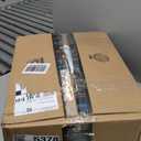 Serta Goose Feather Down Fiber Cotton Comforter Queen Size - 100% Cotton Duvet Insert - Hotel Luxury Hypoallergenic Bedding Comforter All Season Medium Warmth 90 x 90 Inch White