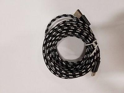 2 PCS Adaptive Fast Charger Wall Charger, 10 Foot Braided Sync