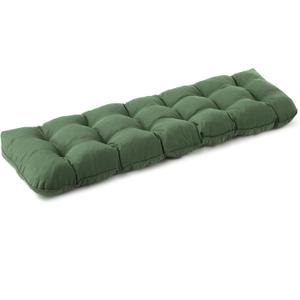 IPYNBAP Outdoor Bench Cushion, 59x18x5 Inch, Water-Resistant Bench Cushion for Outdoor/Indoor Furniture, Patio Bench Seat Cushion, Fade Resistant Outdoor Cushions for Porch Swing Couch, Dark Green