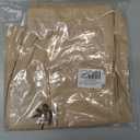 Men's Cotton Shorts Drawstring Waist Embroidered Tree Summer Vacation Beach Shorts (Medium, Khaki)