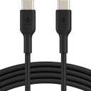 Belkin BoostCharge USB-C to USB-C Cable (1M/3.3ft) for iPhone 17, iPhone 17 Pro, Samsung Galaxy S25, S24, Pixel 10 & 9, iPad Pro, Nintendo Switch 2, Carplay & More Black