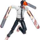 Total Anime Chainsaw Man - 6.5-Inch Figure with Alternate Head and Arms Plus Swappable Mouthpiece