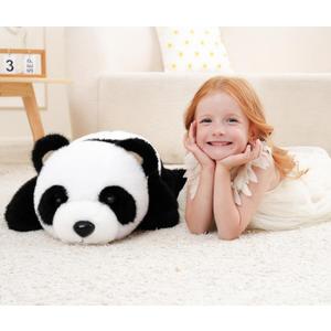 Weighted Stuffed Animals, Panda Stuffed Animal, Giant Stuffed Panda, Soft Panda Bear Stuffed Animal, Toy Gifts for Kids & Adults, Black and White, 25 Inch, 4.5 Lbs