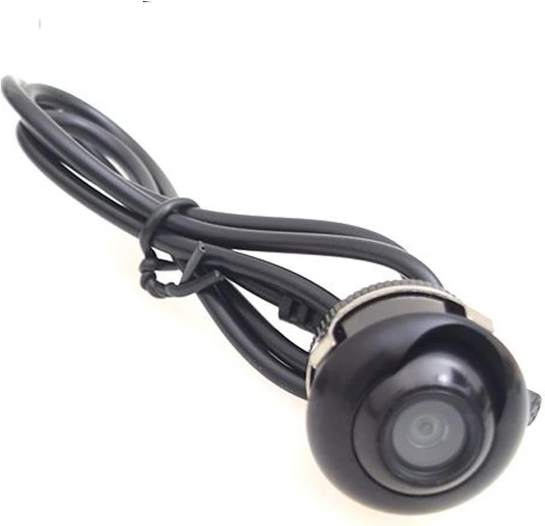 Front View Camera Car Auto Front View Forward Camera Screw Bumper Mount Universal Fit Non-Mirror Image W/o Grid Lines