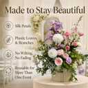 Artificial Flowers Row for Wedding Backdrop