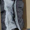 Dog Car Seat for Small Dogs Up to 30 Lbs,Ultra Soft Fabric Fill in Comfy Memory Foam,Happy Pet Ride,2 Safety Dog Leashes,Fully Detachable and Washable,Anti Slip Base(Black/Grey)