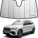 Custom Fit 2020-2026 GLE Windshield Sun Shade for Mercedes-Benz GLE/GLS SUV 2020 2021 2022 2023 2024 2025 2026 - Upgraded 6-Layer with Triple Laminate Core Front Window Shade with Storage Bag