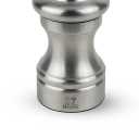 Peugeot Bistro Chef Manual Pepper Mill Gift Set Stainless Steel 10 cm - 4in - With Stainless Steel Spice Scoop/Bag Clip
