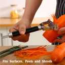 Stainless Steel Multifunctional Double-Sided Peeler - Easily Peel Fruits, Melons, Potatoes and Shredded Papers, Great for Home Cooking (Vegetable Peeler-1) (Vegetable Peeler)
