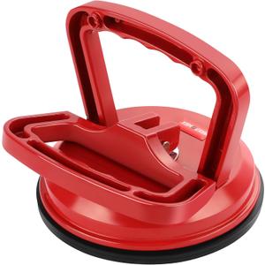 MAXPOWER Glass Suction Cup, Aluminum Vacuum Suction Cup Lifter for Replace Windshield Tile Marble Floor, 110 Lbs Load Capacity, 4.7" Suction Pad