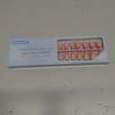 300Pcs Square French Tip Press on Nails, Pink Blue Extra Short Soft Gel Nail Tips, Pre-lasting Acrylic Fake Nails, No Need to File False Nail Tips Extension for Women Nails DIY in 15Sizes