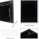GraduationMall 12"x16" Graduation Cap Shadow Box Frame Wood Display Case with Stick Pins & Hanging Hardware