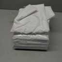 Fivenl 8 Pack White Tablecloth 60 x 102 Inch, Rectangle Table Clothes for 6 Foot Rectangle Tables Washable Polyester Fabric Table Covers for Wedding Party Reception Banquet Buffet Restaurant