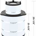 Cryspool CP-S8M150 Inner&Outer Filter Compatible with System 3 S8M150, 170147, 25022-0203S & 25021-0202S, SR450, 450 Sq. Ft Pool Filter Cartridge, 1 Set