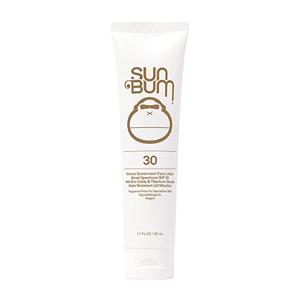 Sun Bum Mineral SPF 30 Face Sunscreen - Non-Tinted - Broad Spectrum Moisturizing Sunscreen with Vitamin E - Hawaii 104 Act Compliant (Made without Octinoxate & Oxybenzone) - Travel Size - 1.7 oz