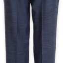Calvin Klein Boys' Flat-Front Suit Dress Pant, Straight Leg Fit & Hemmed Bottom, Belt Loops & Functional Front Pockets (Blue,12)