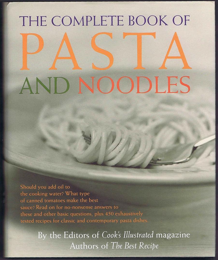 The Complete Book of Pasta and Noodles