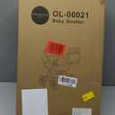 Olivia's Little World Baby Doll Bassinet Pram with Cover with Retractable Canopy & Storage, Hot Pink Glitter