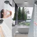Single-Handle Shower Faucet Set Shower Kit with Valve Shower Head and Handle Set Shower Trim Kit with 6 Modes ABS Handheld Shower and Trim Kit Matte Black
