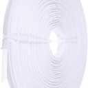12 Yards Boning 12mm White Polyester Boning Cotton Covered Bonings Roll Corset Bra Bonings Tool for Sewing Wedding Dress Lingerie Gown