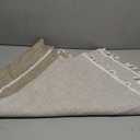 Deep Dream Tablecloths, 55 x 86 Inch Waterproof Table Cloth, Linens Wrinkle Free Anti-Fading, Rustic Table Cover Decoration for Kitchen Dinning Christmas (Rectangle/Oblong,6-8 Seats, Light Coffee)