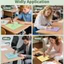 504 Sheets Loose Leaf Binder Paper, 6-Color Wide Ruled Lined Papers, 8 x 10.5, 3-Hole Punched Notebook Paper Writing Papers for School Office