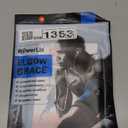 POWERLIX Elbow Brace Compression Support - Elbow Sleeve for Tendonitis, Tennis Elbow Brace and Golfers Elbow Treatment, Arthritis, Workouts, Weightlifting – Reduce Elbow Pain (Black, M)