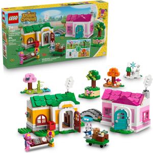 LEGO Animal Crossing Creative Houses: Seasons of Fun Building Toy - Pretend Play Set for Girls & Boys, Ages 7+ - Create 2 Houses W/1 Set of Building Blocks for Kids - Gift Idea for Birthdays -77057