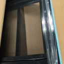 2 Pack Shed Windows, 12"x 35" Black Sliding Window Suitable for Chicken Coop, shed, Household, Barn - Transom Window with Tempered Glass and Fiberglass Screen (BK,12''x 35'')