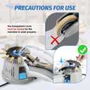 Automatic Rotary Tape Dispenser, 13-60mm Length, 3-25mm Width, Office School Supply for Scotch Tape, Double-Sided Tape, High Temperature Tape