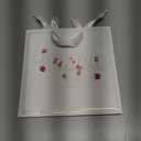 Hallmark Signature 7" Medium Birthday Gift Bag with Tissue Paper (Pink Flowers) (1 Count (Pack of 1))