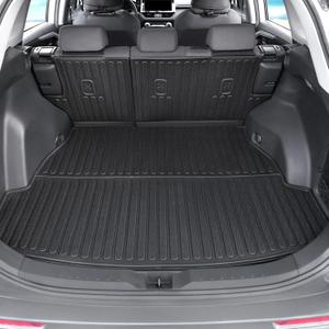 Cargo Mat for 2019-2025 Toyota RAV4(Include Hybrid), Full Coverage All Weather Trunk Mat Cargo Liner with Backrest Protectors for Toyota RAV4 Accessories