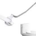 Toilet Trip Levers Toilet Flush Handle Compatible with Kohler 87115-CP,Left Replacement Trip Lever kit for Kohler Toilets,Polished Chrome