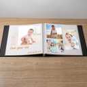 Large Photo Album Self Adhesive Scrapbook Album for 46 57 810 Pictures DIY Magnetic Linen Cover Album 40 Pages for Family Wedding Gifts with Metal Pen and Plastic