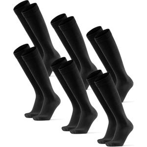DANISH ENDURANCE Knee-High Dress Socks for Men & Women, 3-Pack